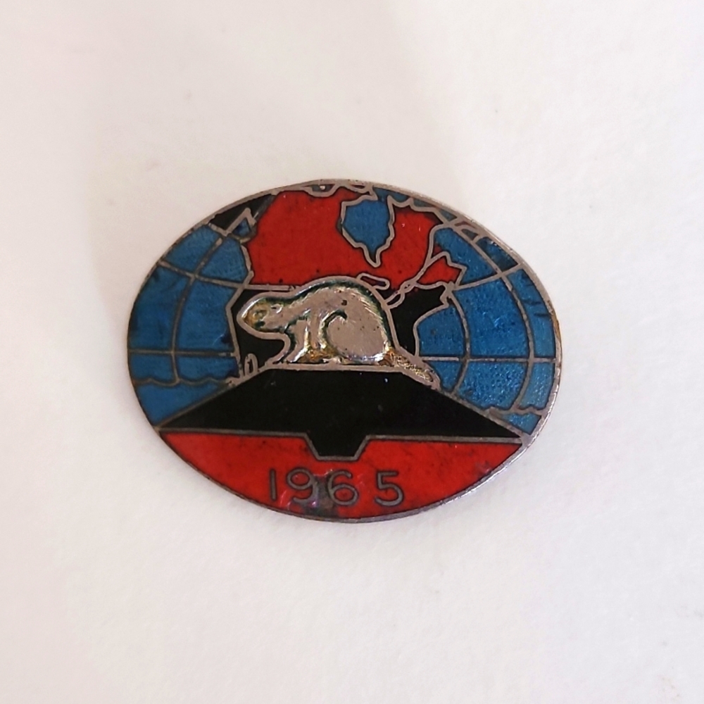 Vintage Beaver Pin